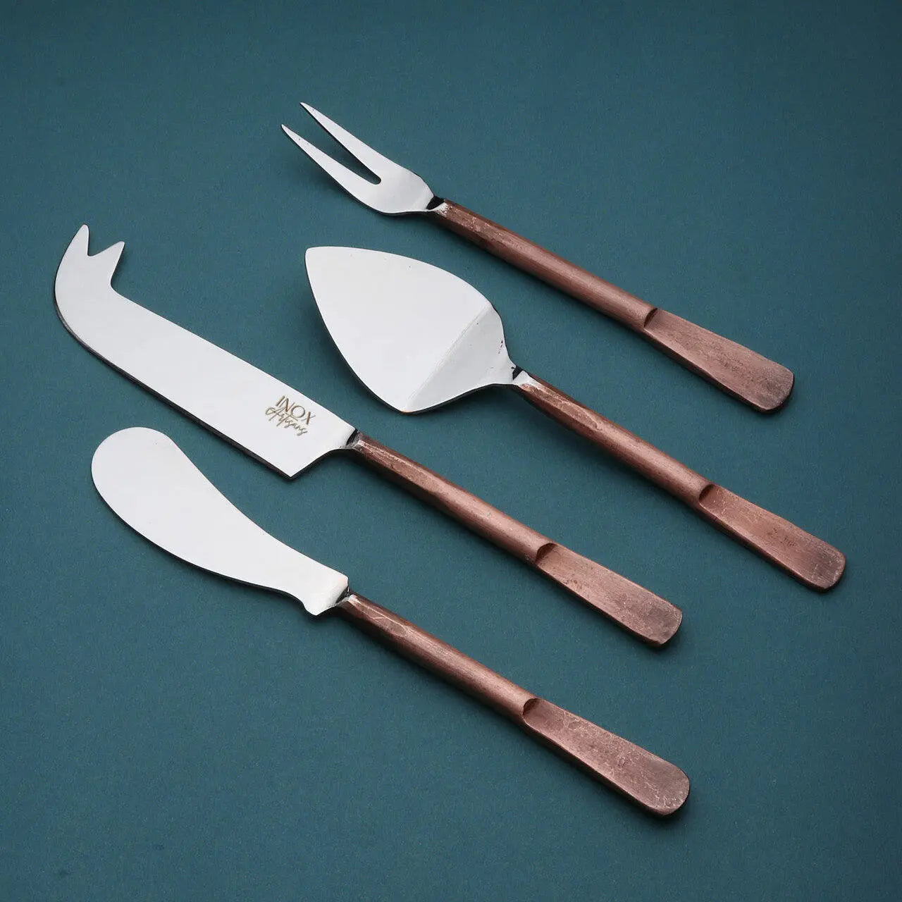 Ensemble Couteaux à Fromage, Spatule et Fourchette Celia