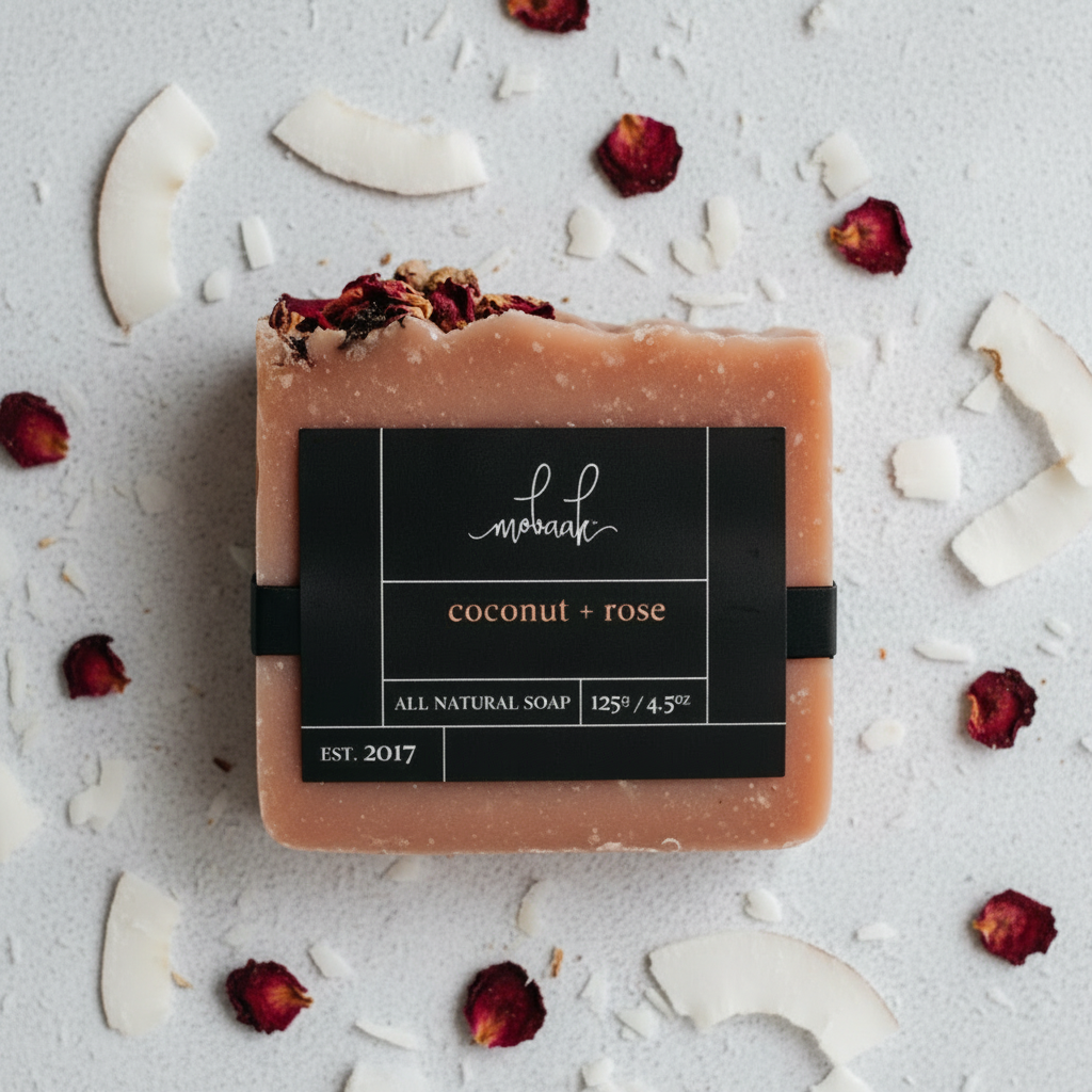 Coconut + Rose All Natural Soap