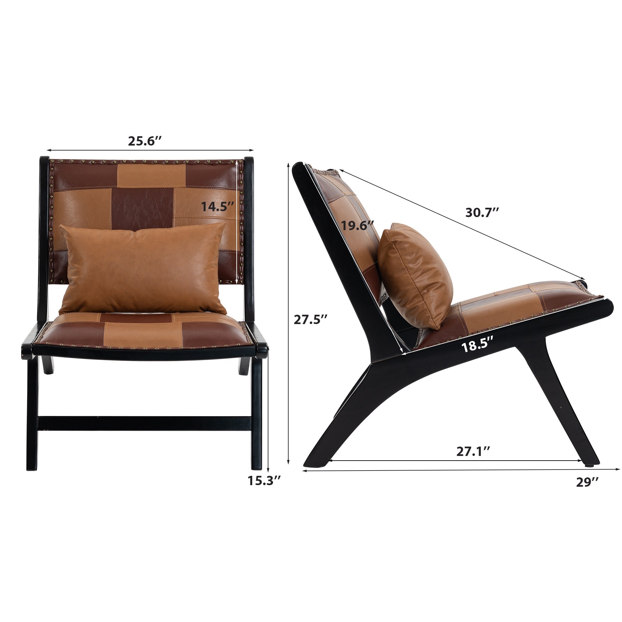 The Checkered Accent Chair