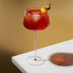 Lot de 2 verres à spritz Amaro Raye en cristal biseauté