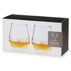 Verres à Whisky « Admiral Crystal » lourds – Lot de 2