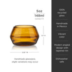 Verre Copita à Tequila Ambré