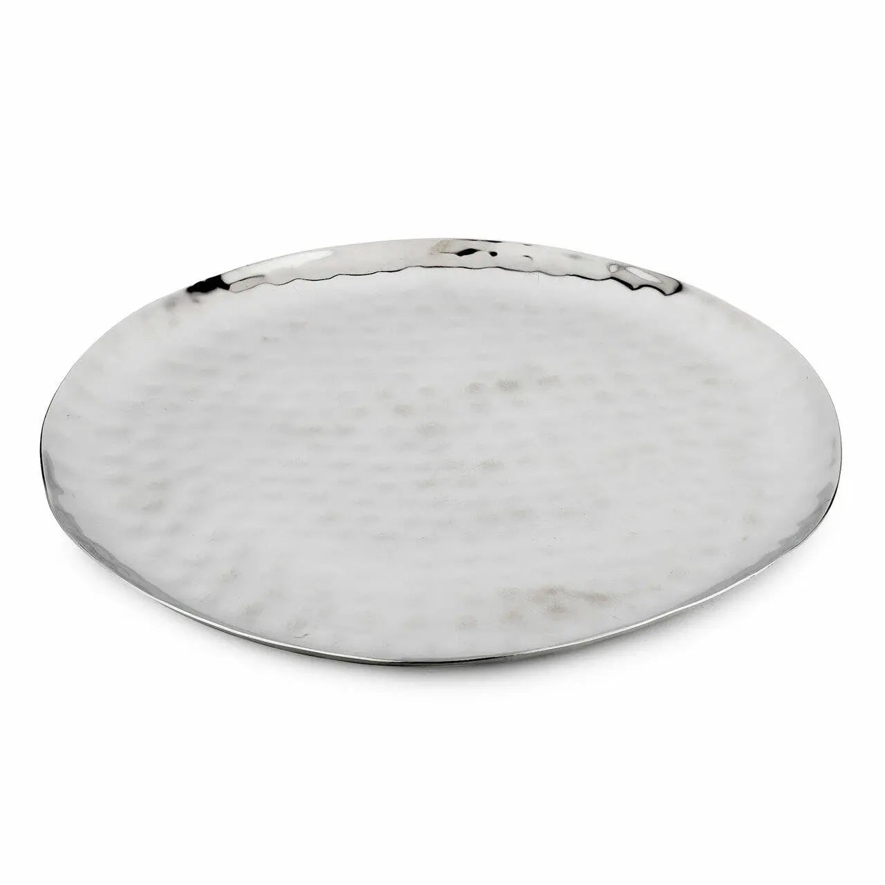 Full Polished Stainless Steel 14"-15" Round Service Tray