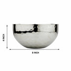 Coupe à fruits 20 cm en acier inoxydable poli
