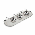 Ensemble de 7 pièces pour condiments, martelé