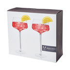Lot de 2 verres à spritz Amaro Raye en cristal biseauté