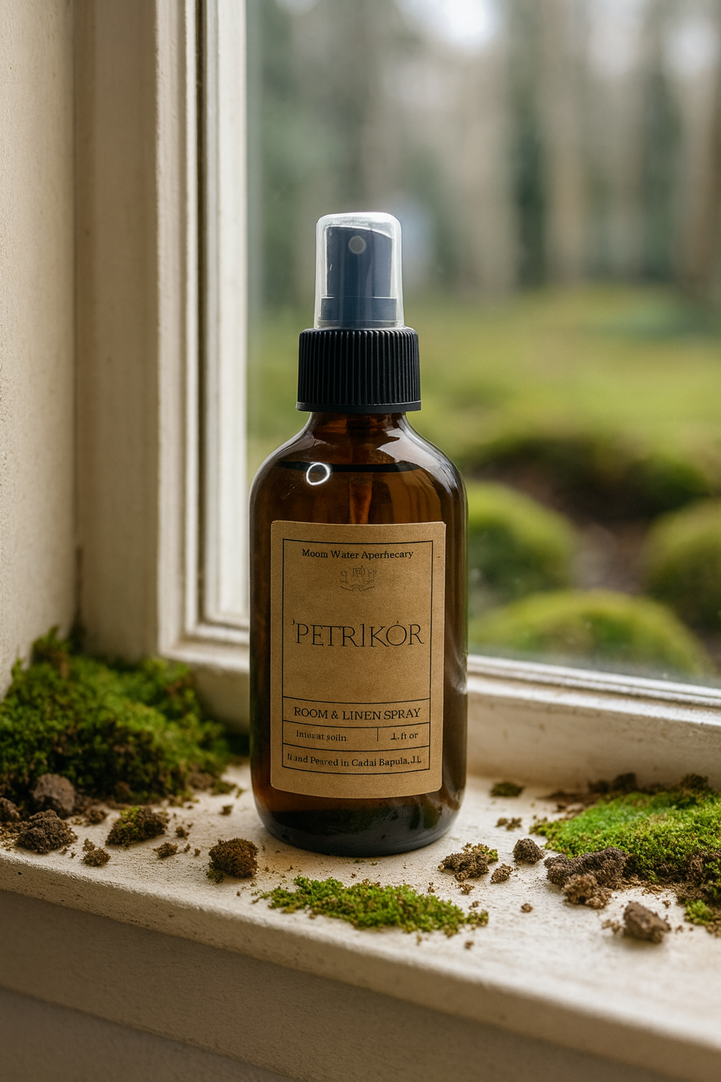 Petrichor - /ˈpetrīˌkôr/ - The Smell of Rain - Room and Linen Spray