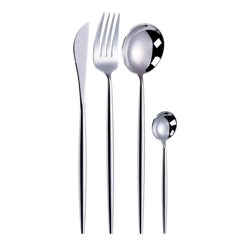 Silver flatware set