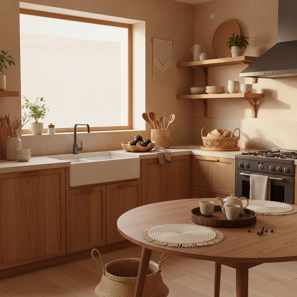Kitchen Look 2 - Earthy Boho