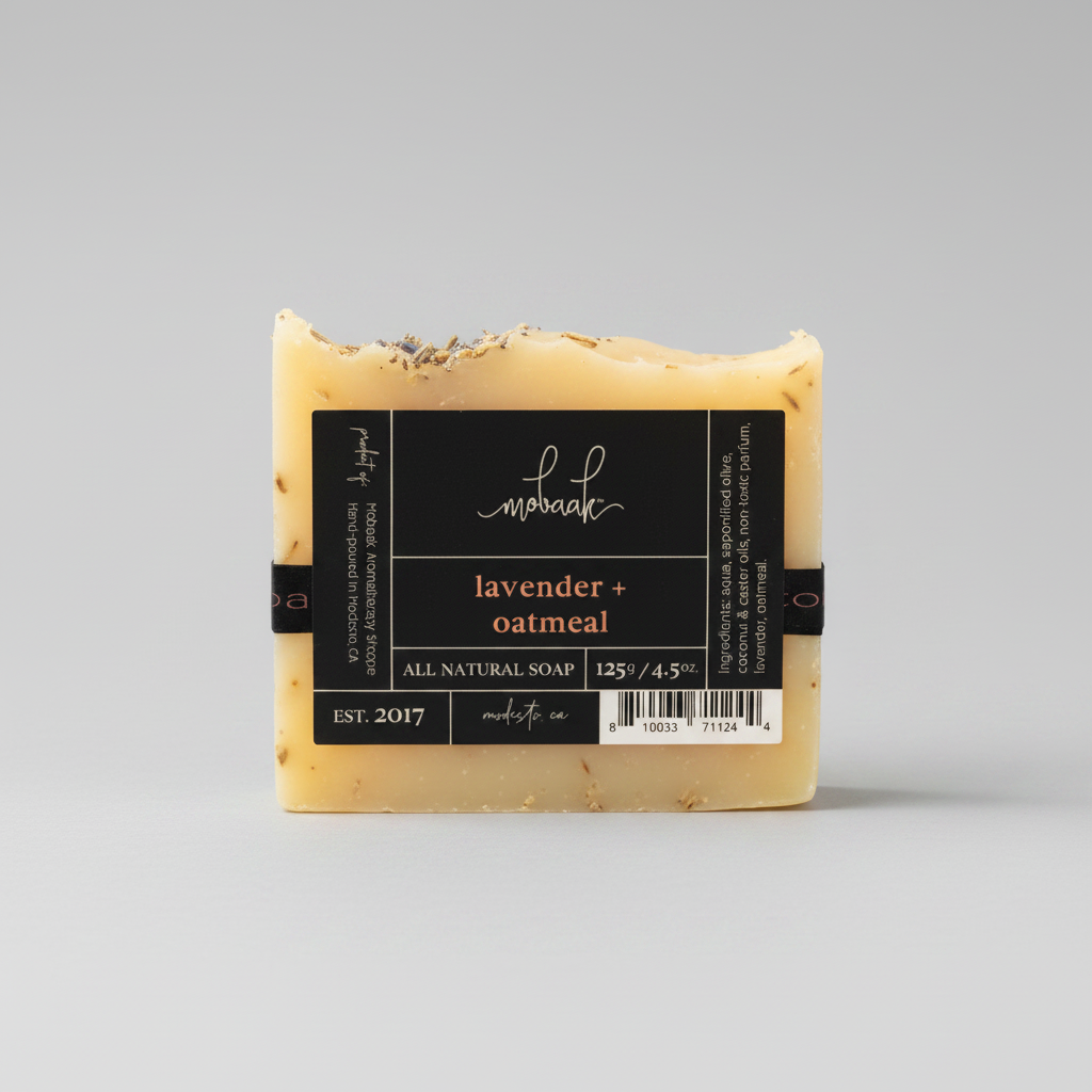 Lavender + Oatmeal All Natural Soap