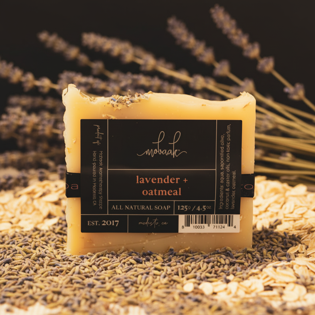 Lavender + Oatmeal All Natural Soap