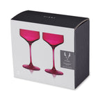 Réserver les verres à cocktail Nouveau Crystal Coupe en coloris Baie (lot de 2)