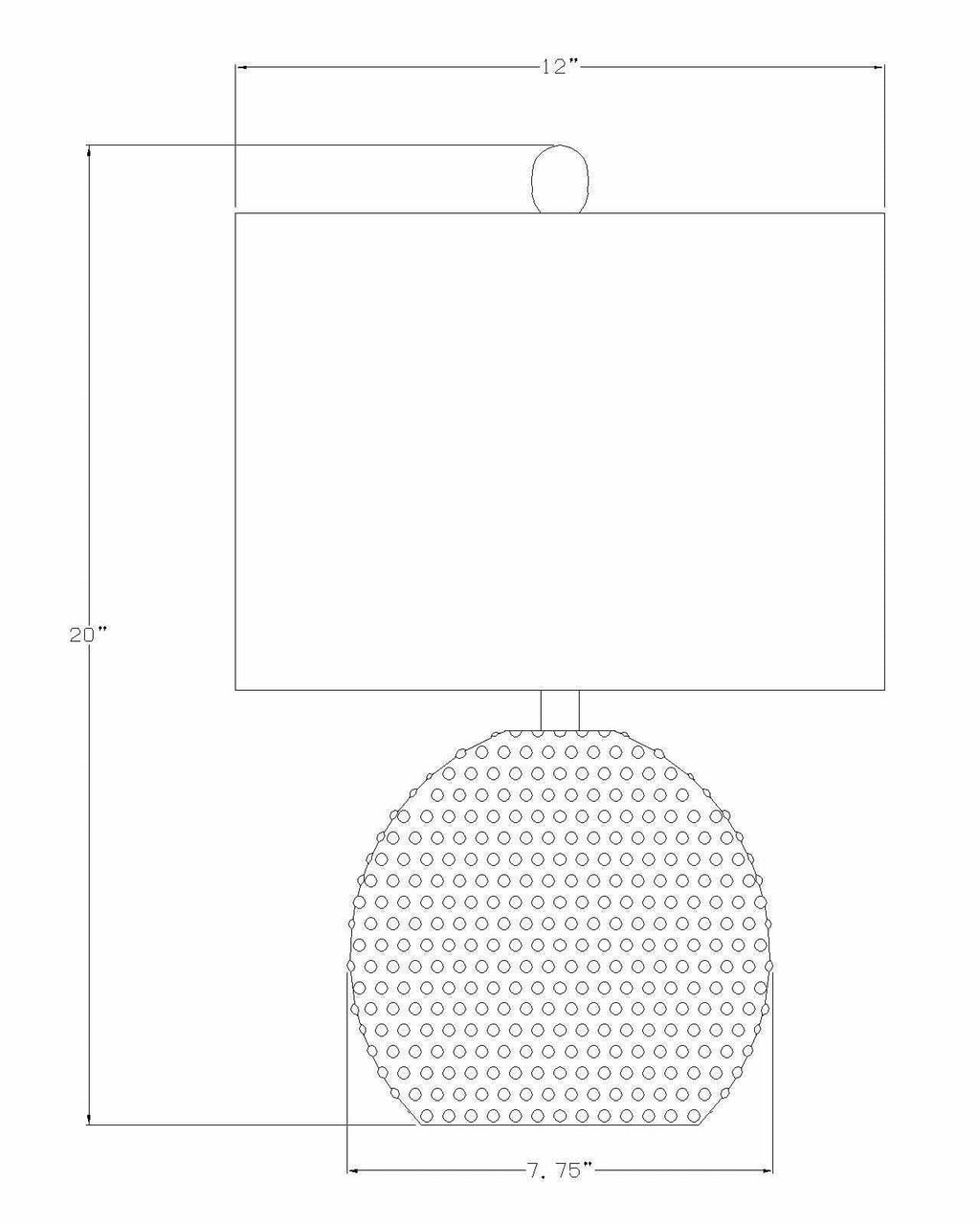 Manaloal Beige Textured Table Lamp