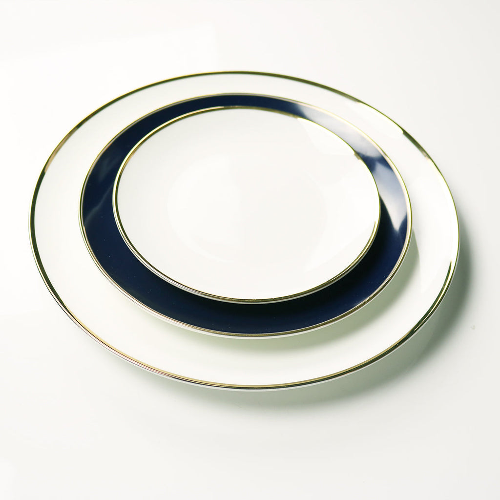 New Sapphire Blue Jewel Salad Plate - Set of 4