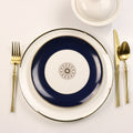 New Sapphire Blue Jewel Salad Plate - Set of 4