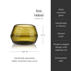 Verre à téquila Copita vert