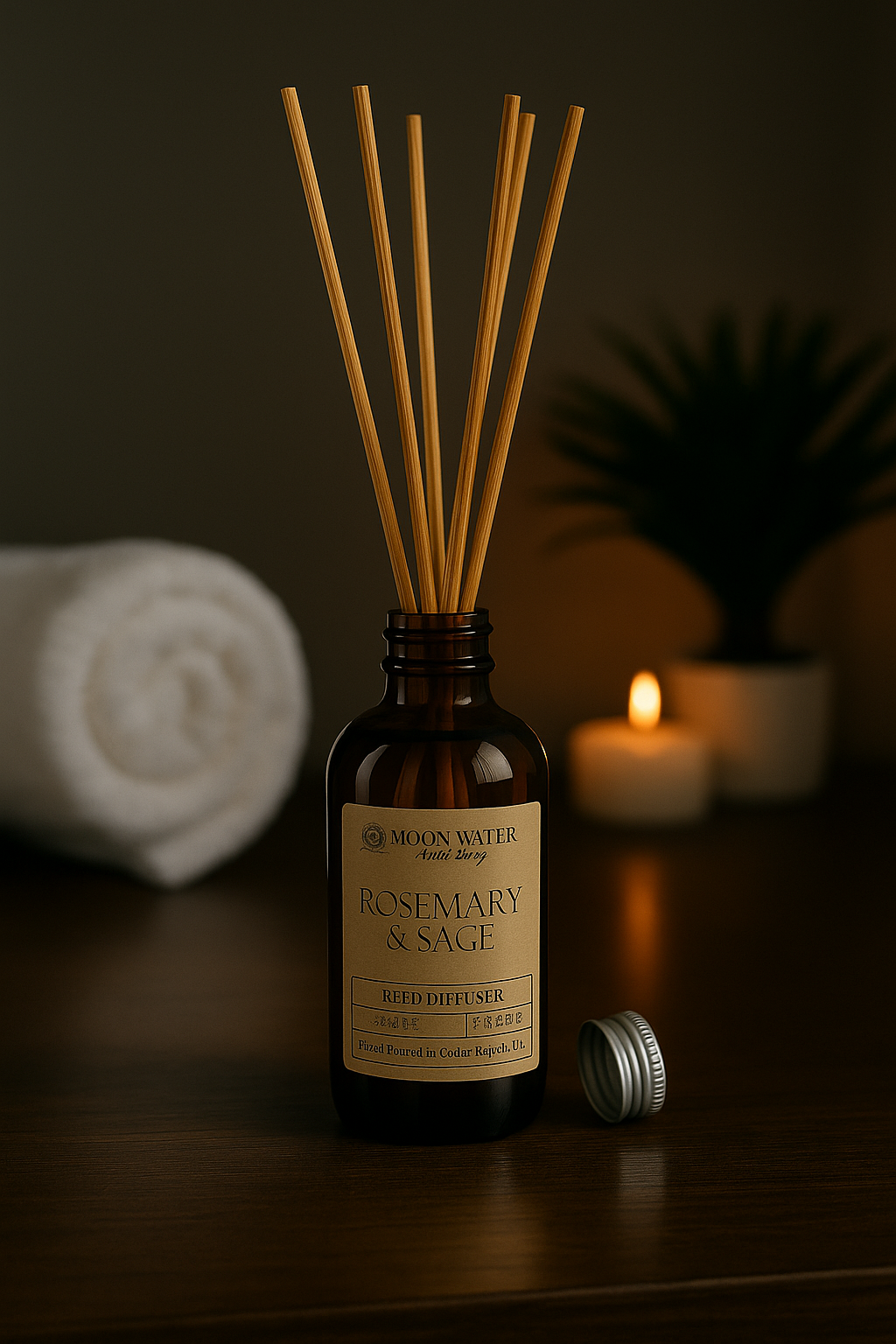 Rosemary + Sage - Reed Diffuser