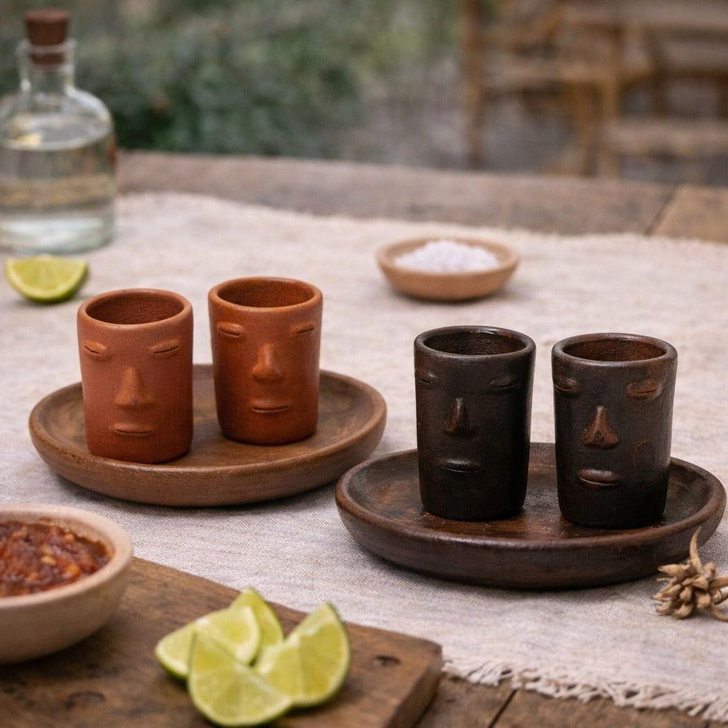 Los Rostros Shot Glass Set