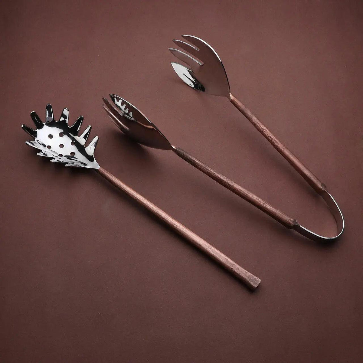 Sundance Pasta Server & Tongs — 2-Piece Set