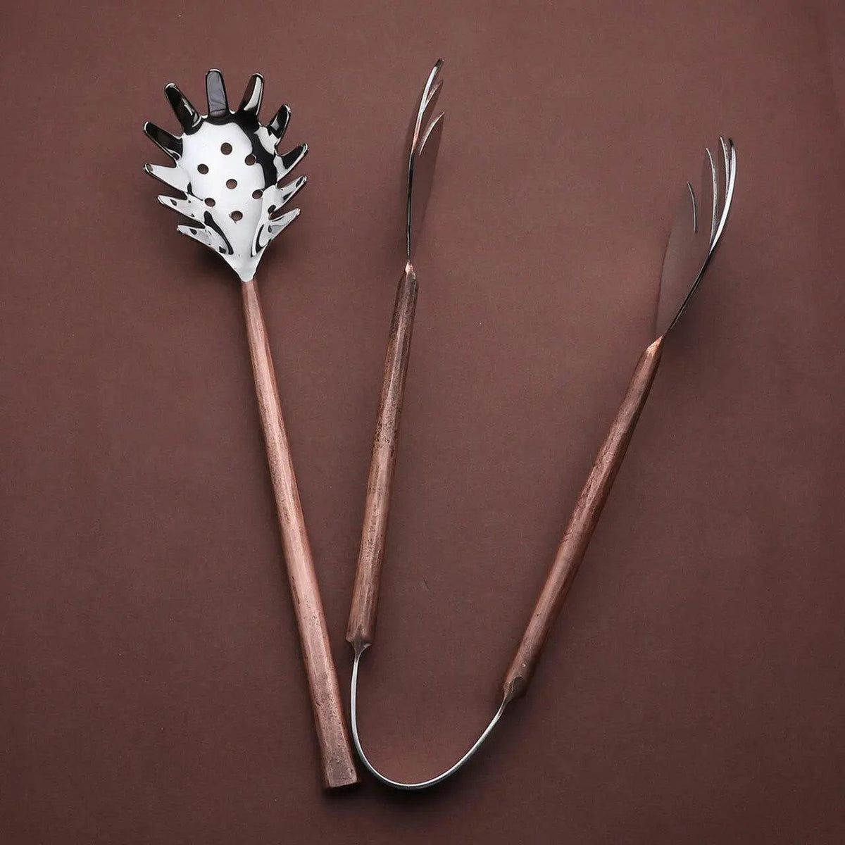 Sundance Pasta Server & Tongs — 2-Piece Set