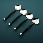 Cuillères à café/dessert Cœur de brindille – Ensemble de 4 pièces