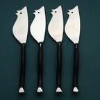Ensemble 4 pièces de couteaux/spatules à fromage Ratoncito Twig